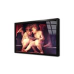 Tablosan Küçük Melek Raffaello Çerçeveli Cam Tablo 30X40 Cm Cb02221