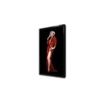 Tablosan Marilyn Monroe Kırmızı Kıyafetiyle Çerçeveli Mdf Tablo 40 X 80 Cm Ma31304