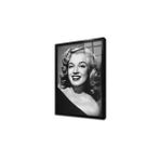 Tablosan Marilyn Monroe Siyah Ruj Çerçeveli Cam Tablo 60X90 Cm Ca31297