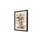 Tablosan Melek Heykeli Çizim Çerçeveli Cam Tablo 20X30 Cm Cb33195