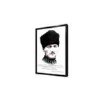 Tablosan Mustafa Kemal Atatürk Yazılı Çerçeveli Mdf Tablo 50 X 70 Cm Mb01015