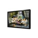 Tablosan Mutluluğun Resmi Çerçeveli Cam Tablo 30X40 Cm Cb22001