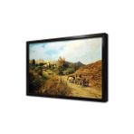 Tablosan Öküz Arabası Çerçeveli Mdf Tablo 60 X 90 Cm Mb20040