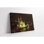 Tablosan Ortaköy Camii Gece Kanvas Tablo 30 X 40 Cm Ka16039
