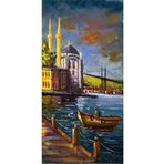 Tablosan Ortaköy Camii Kanvas Tablo 20X40 Cm Kb16231 20X40 Cm, KB16231, 8687879494283