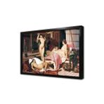 Tablosan Oryantal Cariyeler Çerçeveli Cam Tablo 30X40 Cm Cb19009