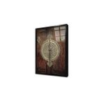 Tablosan Osmanlı Ahşap Oyma Kapı Çerçeveli Cam Tablo 30X40 Cm Ca24024