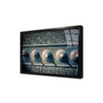 Tablosan Osmanlı Ahşap Oyma Kapı Çerçeveli Cam Tablo 50X70 Cm Ca24031