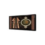 Tablosan Osmanlı Arması Ve Kaftan 2 Çerçeveli Mdf Tablo 50 X 70 Cm Mb32007