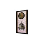 Tablosan Osmanlı Arması Ve Yeniçeri Miğferi Çerçeveli Mdf Tablo 40 X 80 Cm Mb32001