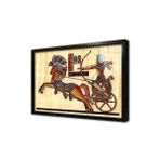 Tablosan Papirüs Mısır Dönemi Çerçeveli Cam Tablo 50X70 Cm Cb12005
