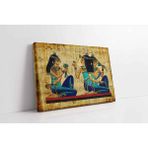 Tablosan Papirüs Mısır Dönemi Kanvas Tablo 50 X 70 Cm Kb12021