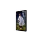 Tablosan Reverans Yapan Kız Çocuğu Çerçeveli Cam Tablo 30X60 Cm Cb13181