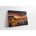 Tablosan Rialto Köprüsü Kanvas Tablo 20 X 30 Cm Ka27545