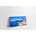 Tablosan Santorini Adası Kanvas Tablo 140 X 350 Cm Ka27581
