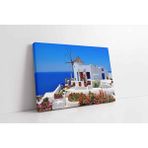 Tablosan Santorini Adası Kanvas Tablo 35 X 50 Cm Ka27572