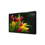 Tablosan Sarı Kırmızı Laleler Çerçeveli Mdf Tablo 20 X 30 Cm Ma03308