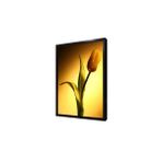Tablosan Sarı Lale Çerçeveli Mdf Tablo 30 X 40 Cm Ma03399