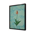 Tablosan Sarı Lale Ebru Çerçeveli Mdf Tablo 20 X 30 Cm Mb10096