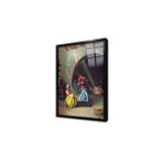 Tablosan Satranç Oynamak Çerçeveli Cam Tablo 60X90 Cm Cb21173
