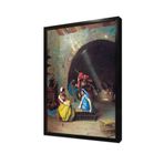 Tablosan Satranç Oynamak Çerçeveli Mdf Tablo 50 X 70 Cm Mb21173