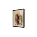 Tablosan Şeyh Hüseyin Ve Torunu Çerçeveli Cam Tablo 50X70 Cm Cb13403