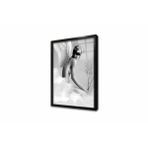 Tablosan Siyah Beyaz Melek Çerçeveli Cam Tablo 50X70 Cm Cb33032