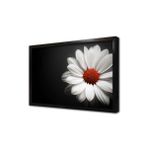 Tablosan Siyah Fonda Beyaz Çiçek Çerçeveli Mdf Tablo 20 X 30 Cm Ma03222