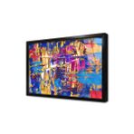 Tablosan Soyut Resim Çerçeveli Cam Tablo 50X70 Cm Cb24213