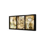 Tablosan Tarihi Yapılar Kolaj Çerçeveli Mdf Tablo 40 X 80 Cm Ma18025