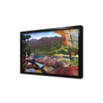 Tablosan Taşlar Arasından Görünen Tekne Çerçeveli Cam Tablo 30X40 Cm Cb17047