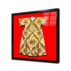 Tablosan Tuğra Ve Kaftan Çerçeveli Cam Tablo 40X40 Cm Cb30010