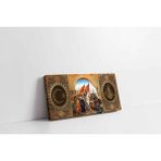 Tablosan Tuğralı Nazar Ayeti Kanvas Tablo 80 X 160 Cm Kb32024