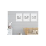 tablosetleri Beyaz Renk 30x40cm 3 Adet Boş Çerçeve 30x40