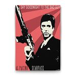 Tabloshop Al Pacino Scarface Pop Art 50x75 cm Tablo