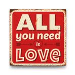 Tabloshop All You Need is Love 70x70 cm Tablo