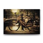 Tabloshop Amsterdam Eski Bisiklet 125x80 cm Tablo