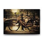 Tabloshop Amsterdam Eski Bisiklet 60x40 cm Tablo