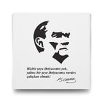 Tabloshop Atatürk Sözleri 40x40 cm Tablo