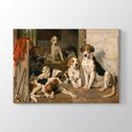 Tabloshop Av Köpekleri 125x80 cm Tablo