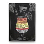 Tabloshop Bahama Mama Kokteyl Tarifi 60x90 cm Tablo