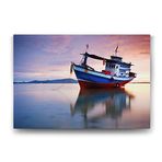 Tabloshop Balıkçı Gemisi 90x60 cm Tablo