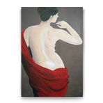Tabloshop Beautiful Women Backed 70x100 cm Tablo