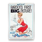 Tabloshop Brigitte Bardot La Parisienne 80x125 cm Tablo