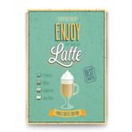 Tabloshop Caffe Latte Machiato 60x90 cm Tablo