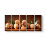 tabloshop Ceviz Panorama Tablo 162 x 70-5 Parçalı
