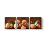 tabloshop Ceviz Panorama Tablo 186 x 60-3 Parçalı