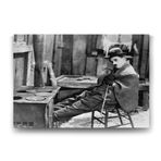 Tabloshop Charlie Chaplin ve Soba 45x30 cm Tablo