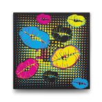 Tabloshop Çiçekler ve Filler 80x80 cm Tablosu