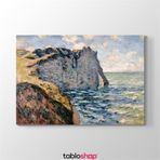 Tabloshop Claude Monet The Cliff Of Aval 100x70 cm Kanvas Tablo